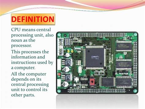 Reading: The Central Processing Unit .